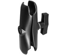 AGEofDMS Braccio doppio attacco corto in alluminio 5,9 pollici (150 mm) compatibile con RAM Mounts C Dimensione / Accessori sferici da 1,5 pollici, braccio per sfera standard industriale 1,5 pollici