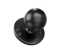 AGEofDMS Supporto a sfera da 1,5 pollici/C in lega di alluminio pressofuso, base rotonda con fori AMPS, compatibile con montaggio RAM e braccio a doppio socket