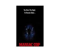 AGEUWRRGGH Maniac Cop Poster su tela da parete, arte moderna per stanze, 20 x 30 cm, senza cornice