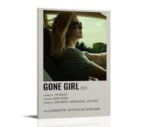 AGEUWRRGGH Poster su tela con immagine di Gone Girl, stampa artistica da parete, arte moderna, per stanze, 60 x 90 cm, con cornice