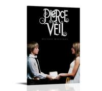 AGEUWRRGGH Poster su tela con immagine di Pierce The Veil, poster artistico da parete per ambienti moderni, 20 x 30 cm, con cornice