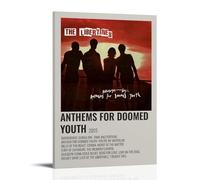 AGEUWRRGGH Poster su tela con immagine di The Libertines Anthem For Doomed Youth, stampa artistica da parete moderna per stanze 30 x 45 cm, con cornice
