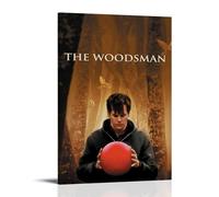 AGEUWRRGGH Poster su tela con immagine di The Woodsman, poster artistico da parete, arte moderna, per stanze 60 x 90 cm, con cornice
