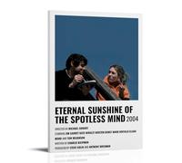 AGEUWRRGGH Poster su tela con motivo "Eternal Sunshine of the Spotless Mind", stampa artistica da parete moderna per stanze 20 x 30 cm, con cornice