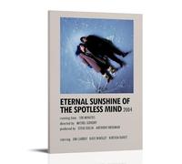 AGEUWRRGGH Poster su tela con motivo "Eternal Sunshine of the Spotless Mind", stampa artistica da parete moderna per stanze 20 x 30 cm, con cornice