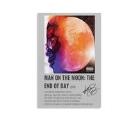 AGEUWRRGGH Poster su tela, motivo: Kid Cudi Rapper, poster artistico da parete, arte moderna per stanze, 30 x 45 cm, senza cornice