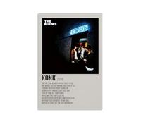 AGEUWRRGGH The Kooks Konk, poster su tela da parete, arte moderna, pittura artistica per stanze, 50 x 75 cm, senza cornice