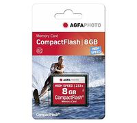 Agfa Compact Flash 8gb High Speed 233x Mlc Memory Card Nero