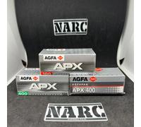 Agfa APX 120 Film agfapan lotto di 3 pellicole pellicola scaduta