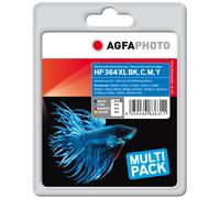 ORIGINAL Agfa Photo Multipack nero / ciano / magenta / giallo APHP364SETXLDC 364