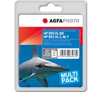 Agfa Photo 950XLBK+951XLC,M,Y Multipack nero / ciano / magenta / giallo Originale APHP950SETXLC