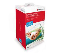 AGFA PHOTO - Cartuccia e carta fotografica formato 10 x 15 cm - AMOC - Compatibile con AGFA PHOTO Realipix Moments e KODAK PD450, PD460, PD480 e PD450WIFI - Bianco