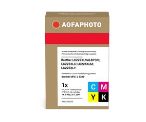 Agfa Photo LC229XLBK,C,M,Y Multipack nero / ciano / magenta / giallo Originale APB229SETD