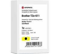 Agfa Photo Nastro Nero su giallo Originale APRTZE611