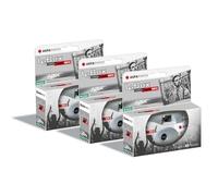 AGFA PHOTO Pack 3 x 601026 - Fotocamera usa e getta LeBox Black&White, 27 foto, obiettivo ottico 31 mm, grigio
