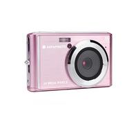 AGFA Photo Realishot DC5500 - Fotocamera Digitale Compatta, 24 MP, Schermo LCD 2,4", Zoom Digitale 8X, Video HD 720p, Memoria Esterna SD, Batteria al Litio - Rosa