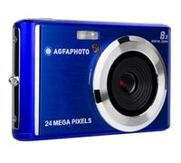 AGFA Photo Realishot DC5500 - Fotocamera Digitale Compatta, 24 MP, Schermo LCD 2,4", Zoom Digitale 8X, Video HD 720p, Memoria Esterna SD, Batteria al Litio - Blu