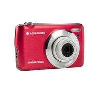 AGFA PHOTO Realishot DC8200 - Fotocamera Digitale Compatta, 18MP, Video Full HD, Schermo LCD 2.7'', Zoom Ottico 8X, Batteria al Litio e Scheda SD 16GB - Rosso