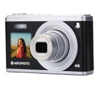AGFA PHOTO Realishot DC9200 - Fotocamera Digitale Compatta, 24 MP, Video 4K, Zoom Ottico 10x, Schermo Doppio 2,8" + 1,54", Sensore CMOS, Stabilizzazione Immagine, Batteria al Litio - Nero