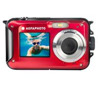 Realishot WP8000 Fotocamera Subacquea 24 MP COMOS Digital Zoom 16X Dual screen 2.7 and 1.8 Colore Rosso