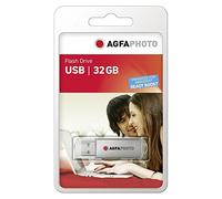 AgfaPhoto 10514 Chiavetta USB 2.0 32 GB Argento - Archiviazione Veloce e Affidabile per Documenti, Foto e Video - Velocità di Lettura 15 MB/s, Velocità di Scrittura 5 MB/s, Design Compatto ed Elegante