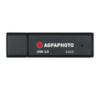 AgfaPhoto 10571 64 GB USB tipo A 3.2 Gen 1 (3.1 Gen 1) Cuffia Nero 3.0 black