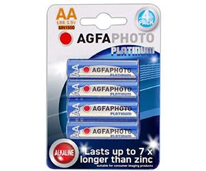 AgfaPhoto 110802589 Batteria, 4 Pezzi