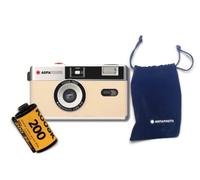 AgfaPhoto Analogue 35 mm Compact Film Camera set: pellicola per immagini a colori + batteria