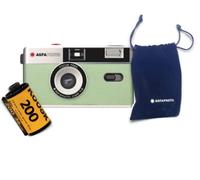 AgfaPhoto Analogue 35 mm Compact Film Camera set: pellicola per immagini a colori + batteria