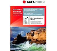 AgfaPhoto AP240100A6 Carta fotografica inkjet 10X15 100 Foglia 240gr lucente