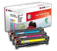AgfaPhoto APTHPCF440AME cartuccia toner 3 pz Ciano, Magenta, Giallo