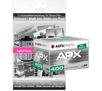 Agfaphoto APX 400 or Fomapan 400 - Macchina fotografica usa e getta - Bianco/Nero, con borsa di sviluppo per un massimo di 36 immagini a colori/spedizione in tutto il mondo + WE TRANSFER