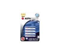 AGFAPHOTO Batteria Alcalina, Micro, AAA, LR03, 1.5V, Blister (Confezione da 4) NEW