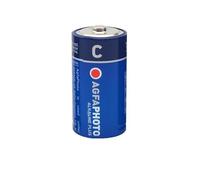 AgfaPhoto - Batterie alcaline Plus Baby C LR14 (1,5 V, confezione da 12) - Lunga durata, ideali per elettrodomestici, torce, giocattoli e altro ancora, prestazioni affidabili e costanti