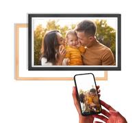 AGFA Photo - Cornice portafoto collegata Realiview APF2400 Wi-FI 24" Touch Screen LCD - Display Foto/Video, Orologio, Meteo, Auto-Rotazione, Memoria 32 GB, App FRAMEO iOS/Android