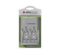 AGFAPHOTO caricabatterie universale per batterie - senza batterie, per AA/AAA/9V, vendita al dettaglio NEW