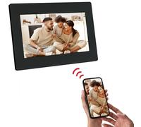 AgfaPhoto - Cornice digitale Realiview da 7'' con Wifi e memoria integrata da 32 GB - Condivisione istantanea di foto e video, schermo touch screen da 7'' ad alta risoluzione - Nouvo