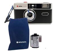 AgfaPhoto - Fotocamera analogica da 35 mm, set con pellicola negativa in bianco e nero + batteria