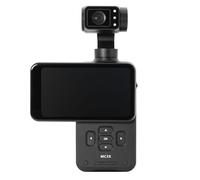 AGFA PHOTO Gimbal Realimove MC3X - Telecamera stabilizzante 4K Ultra HD a 3 assi, touch screen rotante da 3,5 , 20 MP, tracciamento del volto, visione notturna, grandangolo da 120°, Wi-FI, batteria da