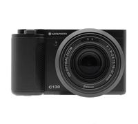 AgfaPhoto Realishot C130 Fotocamera Digitale Compatta Sensore CMOS, Apertura f/1.8-2.6, ISO 100-3200, Autofocus, Display LCD, Memoria Esterna SD, Batteria Ricaricabile - Nero