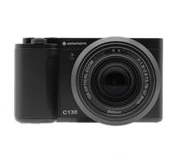 AGFA PHOTO Realishot C130 - Appareil Photo Numérique Compact, Capteur CMOS, Écran Tactile LCD 2,8", Stabilisation d'Image, Autofocus, Mémoire Externe SD, Batterie Rechargeable - Noir
