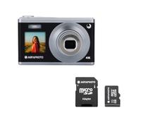 AGFAPHOTO Realishot DC9200 - Fotocamera digitale compatta da 24 MP, video 4K, zoom ottico 10x, doppio schermo da 2,8" + 1,54", sensore CMOS, stabilizzazione dell'immagine, batteria al litio