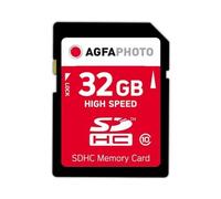Scheda SDHC AgfaPhoto 32 GB classe ad alta velocità 10 UHS I U1 V10
