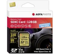 AgfaPhoto SDXC 128GB Professionale Alta Velocità UHS I U3 V30 - NUOVO (629)