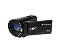 AgfaPhoto - Videocamera - Realimove CC4000W - 4K, Schermo LCD Articolato IPS da 3", Zoom Digitale 18X, Impermeabile fino a 5 m, Stabilizzazione Elettronica, Batteria al Litio - Nero