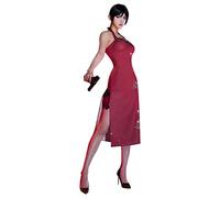 agfosa Ada Wong Cosplay RE4 Remake Costume Dress Ada Tuta Cheongsam Rosso L