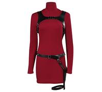 agfosa RE4 Remake Cosplay Ada Wong Outfit Re Costume Ada Abito Rosso M