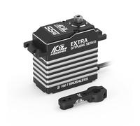 AGFRC 55KG Digital-Sterzo-Servo ad alta coppia programmabile - Full Metal Gear Brushless Servo per 1/8 1/10 modelli RC, angolo di controllo 180 ° (A86BHM)