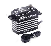 AGFRC Sterzo ad alta velocità RC-Servo-Motor - 0.052Sec 23KG Full Metal Gear Programmabile Servo Digitale Brushless per Modelli 1/8 1/10 RC, 180 gradi (A81BHP)