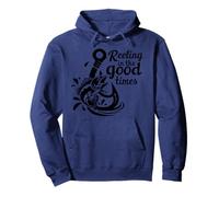Agganciato sulla pesca - Reeling In Good Times Weekend Pesca Felpa con Cappuccio